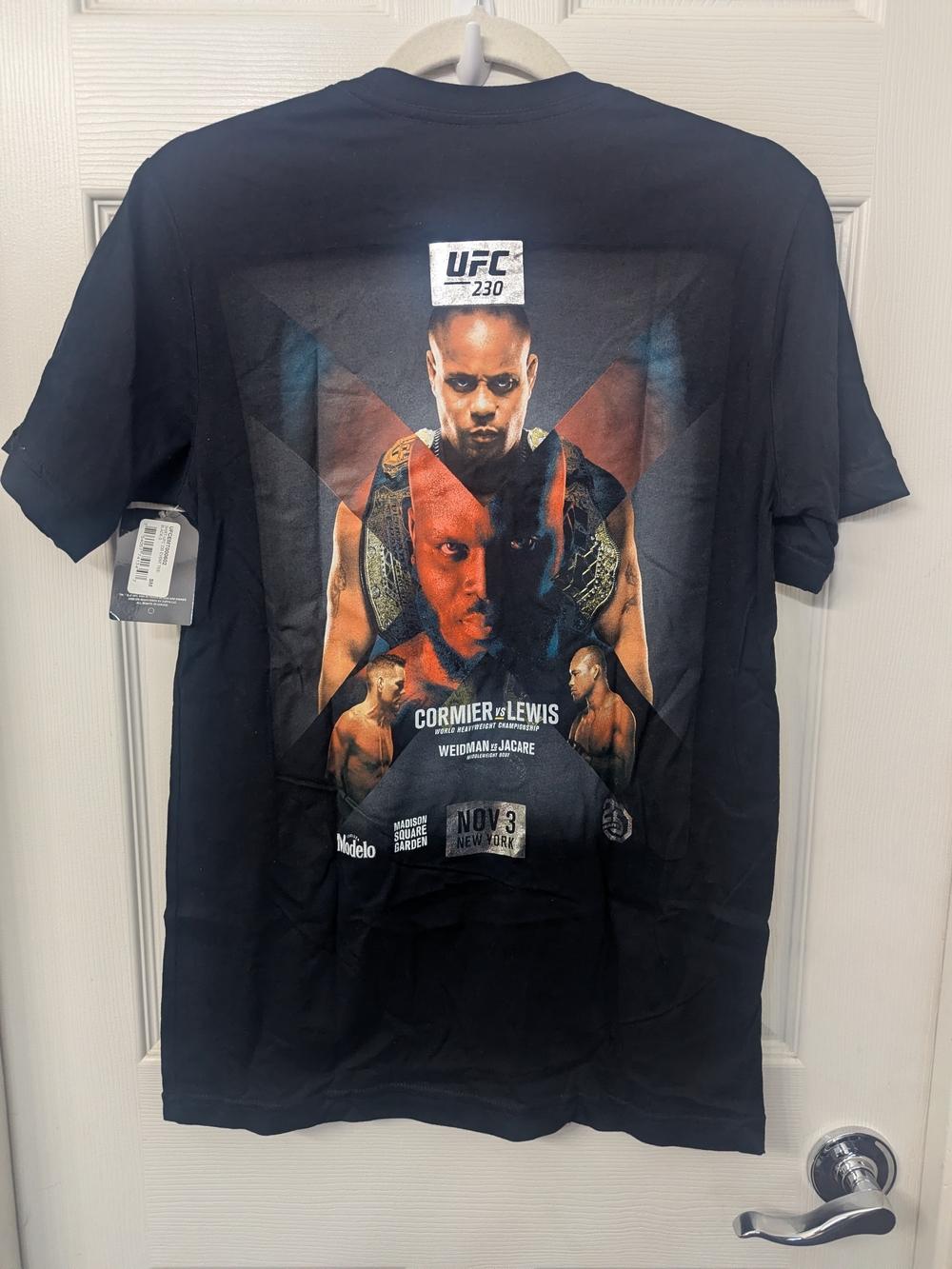 UFC 230 Cormier vs. Lewis Black Graphic Tee